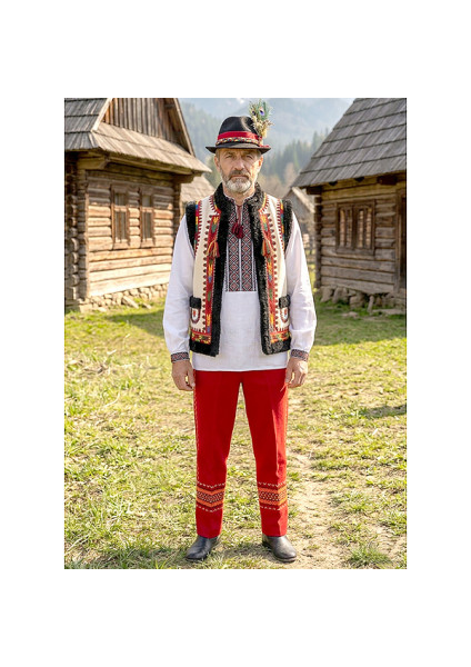 Штани чоловічі з вишивкою