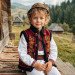 Children's Hutsul Kiptar "Christmas Star" with embroidery and pom-poms