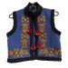 Children's Hutsul Kaptar "Christmas Star" in blue color with embroidery