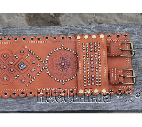 Hutsul belt Cheresh "Hutsul with metal 1"