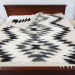 Hutsul handmade blanket "Black and White 2"