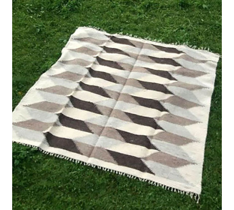 Ліжник гуцульський шерсяний ручної роботи «Кладка»