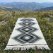 Carpathian woolen blanket "Star Hutsul Land"