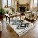 Carpathian woolen blanket "Star Hutsul Land"