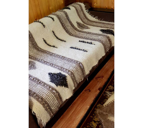 Hutsul handmade blanket "Two Stripes"