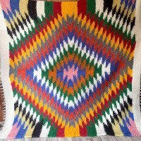 Blanket "Carpathian Rainbow1"
