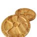 Serving dish "Flower" with carving in five sections made of cherry wood