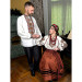 Modern women's embroidered suit "Darina" — blouse with embroidery and skirt
