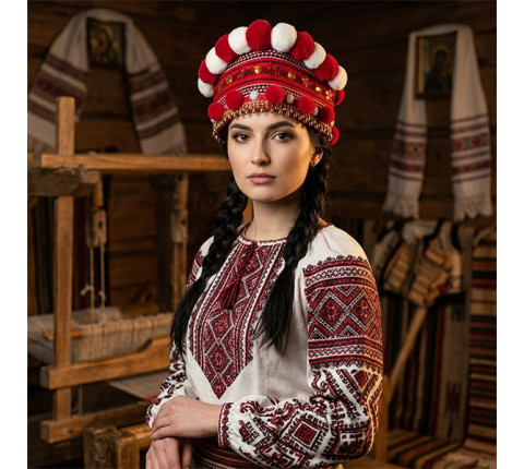 Чільце «Біло-червоне»
