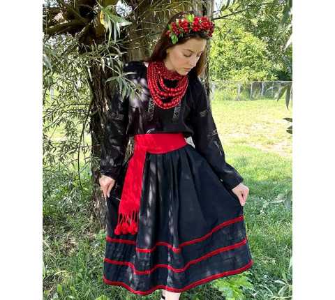 Ukrainian national costume "Dark Night"