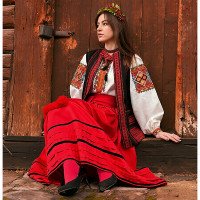 Український національний костюм "Вогняна Гуцулка"
