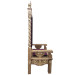 Oak archbishop's chair for the altar part of the temple