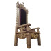 Oak archbishop's chair for the altar part of the temple