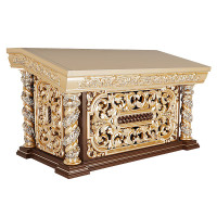 Church Tetrapod with Gilded Openwork Carving and Grapevine