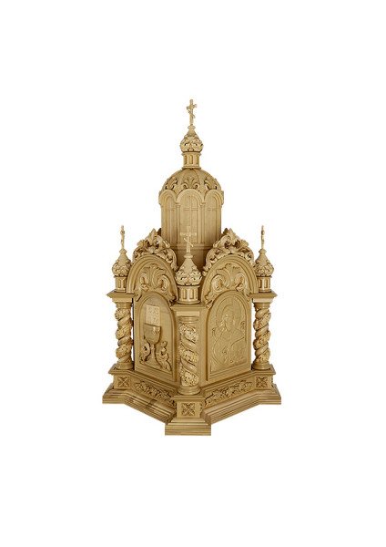 Ciborium for the temple, handcrafted by artisans from Kosovo