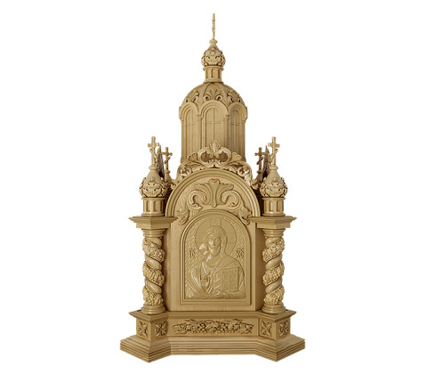Ciborium for the temple, handcrafted by artisans from Kosovo