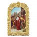 Way of the Cross with relief carving on the wood and gilding