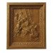 Way of the Cross with 15 carved icons made of alder in oak frames