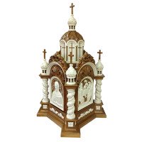 Дарохранильниця з вільхи або дуба ручної роботи для храму