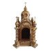 Almond wood casket with gilding, handmade from Kosiv