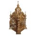 Almond wood casket with gilding, handmade from Kosiv