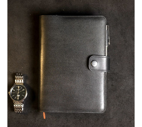 Блокнот зі шкіри ручної роботи для нотаток та ідей