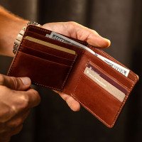 Шкіряний гаманець «Класичний» для чоловіків