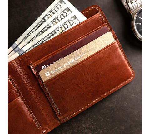 Leather wallet "Classic" for men