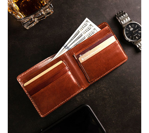 Leather wallet "Classic" for men