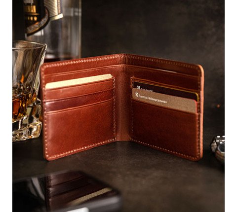 Leather wallet "Classic" for men