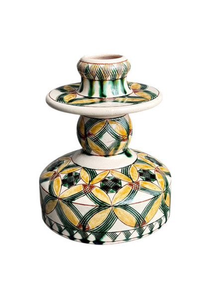 Ceramic candlestick "Flower of Life"