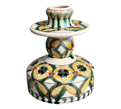Ceramic candlestick "Flower of Life"