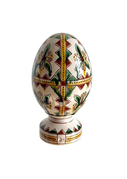 Ceramic Easter egg "Four Roses"