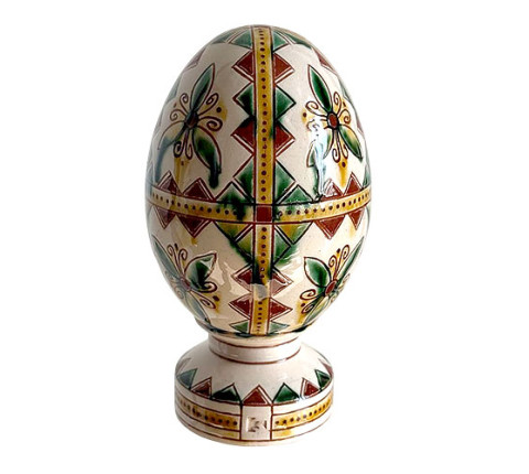 Ceramic Easter egg "Four Roses"