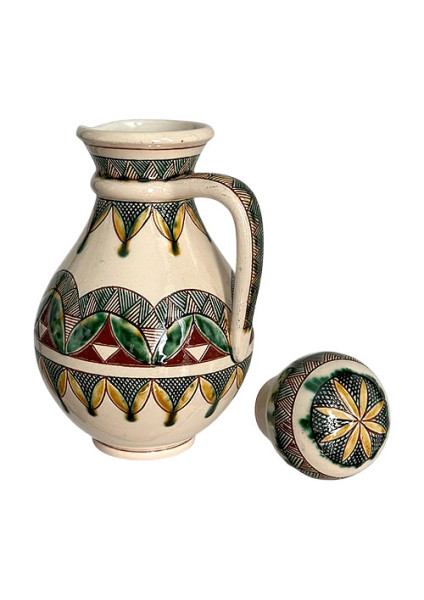 Clay jug "Source of Kosiv" handmade from Kosiv