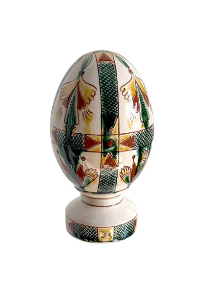 Ceramic Easter Egg "Braided Path" — unity and harmony in ceramics