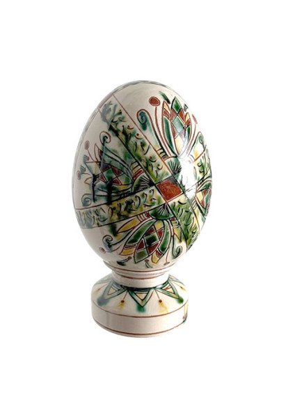 Ceramic Easter egg "Spring Sun" — a symbol of spring rebirth