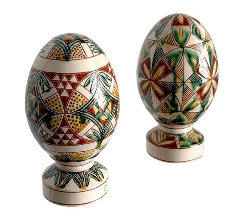 Комплект керамічних писанок "Гірська веселка"