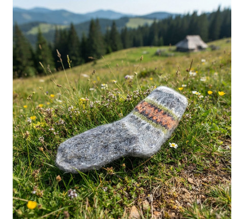 Woolen socks of Hutsul work with size selection