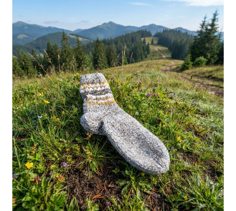 Warm socks of Hutsul knitting for any season