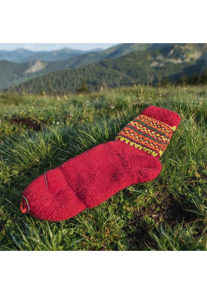 Hutsul socks made of sheep wool or acrylic
