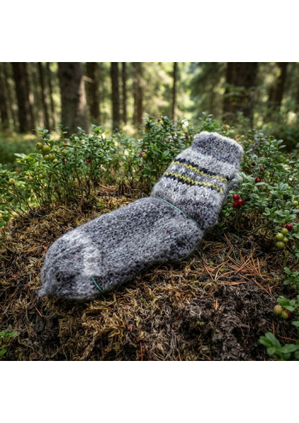 Hutsul woolen socks of traditional weaving