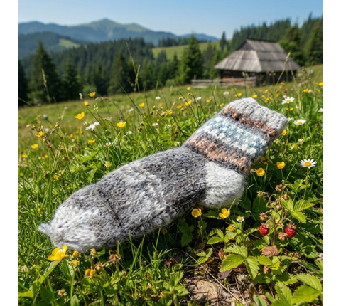 Woolen socks of Hutsul handmade for adults