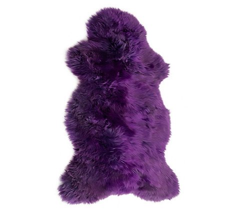 Natural sheep skin "Purple"