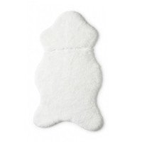Natural sheep skin "White short fur"