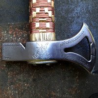 Hutsul axe "Edelweiss 2" handmade
