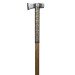Hutsul axe "Hazda" handmade with an ash handle and brass weaving