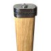 Hutsul axe "Hazda" handmade with an ash handle and brass weaving
