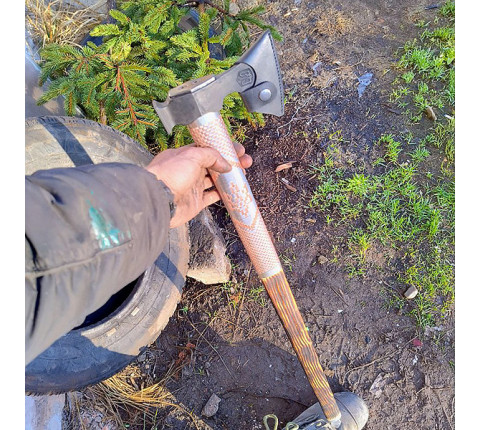 Hutsul axe "Trident" handmade