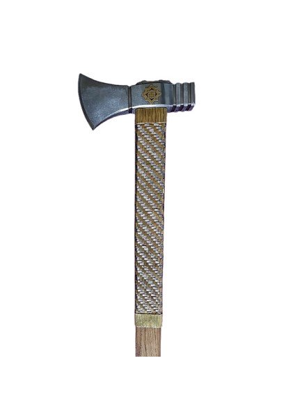 Axe "Star" — engravings of ancient ornaments in steel